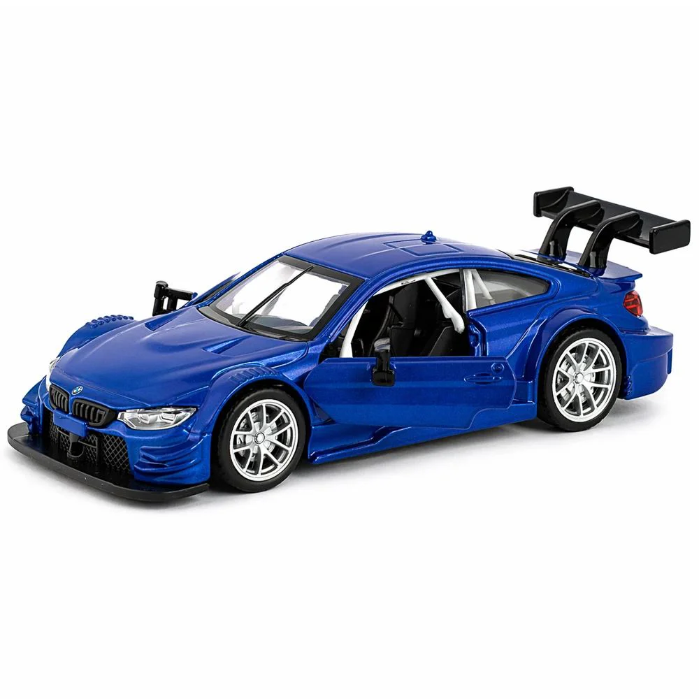 Металлическая машинка BMW M4 DTM с инерционным механизмом 1:36, в асс. foto