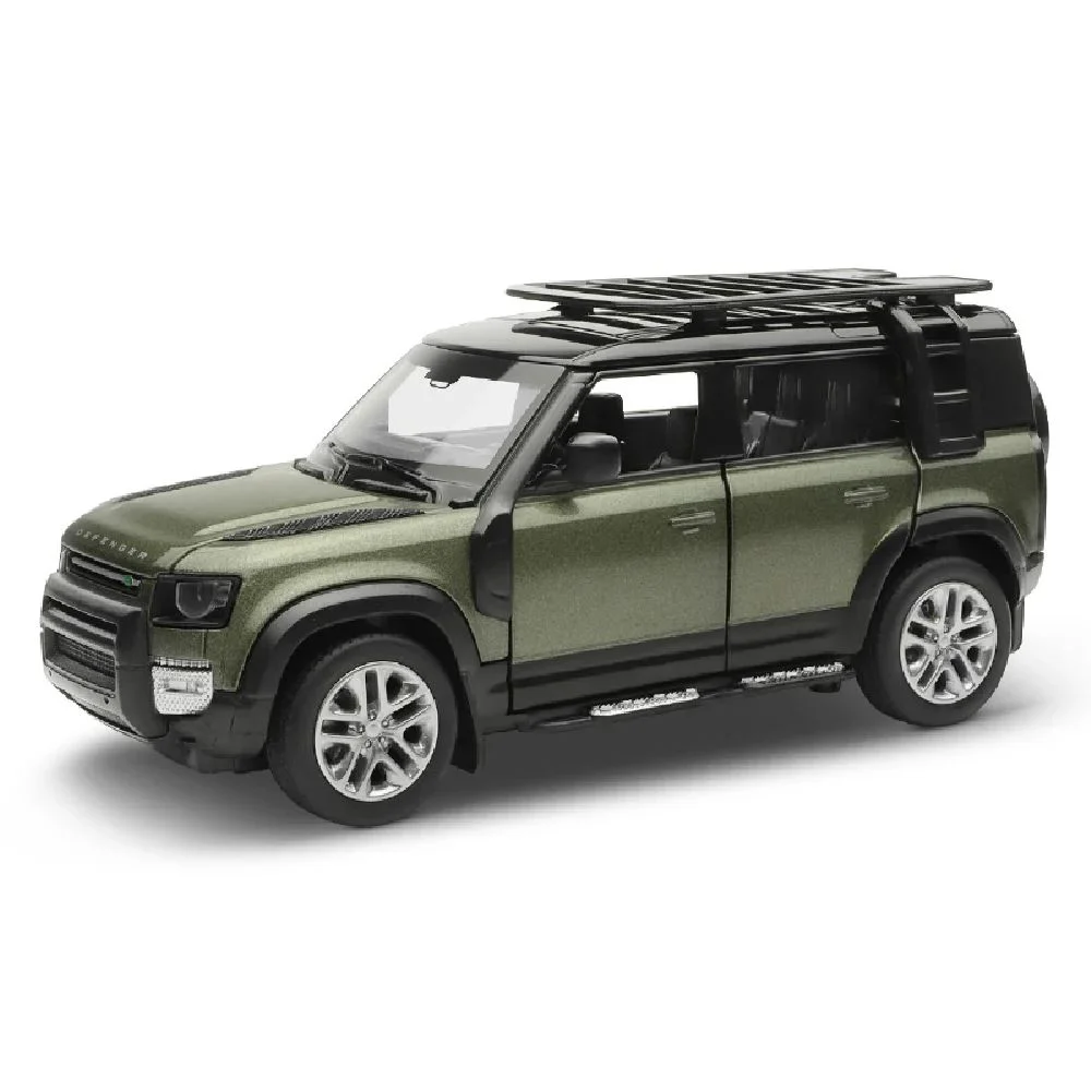 Металлическая машинка с инерционным механизмом Land Rover Defender 110 2020, масштаб 1:36, асс. foto