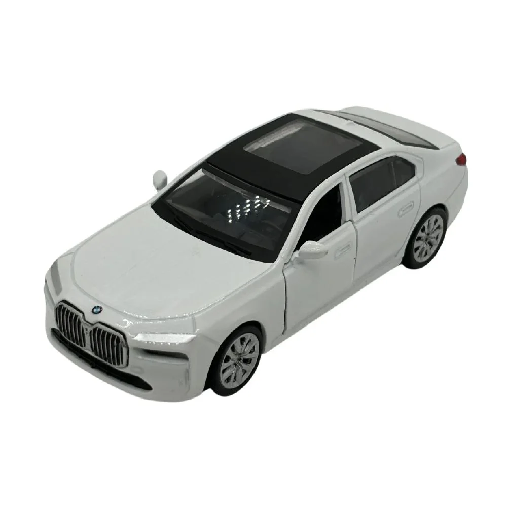 Металлическая машинка BMW i7 G70, масштаб 1:36 foto