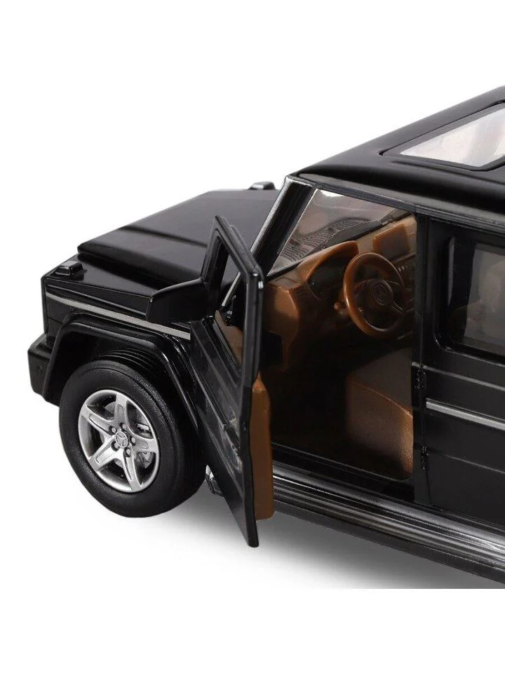 Металлическая машинка Mercedes-Benz G 350 d с инерционным механизмом, масштаб 1:32 foto
