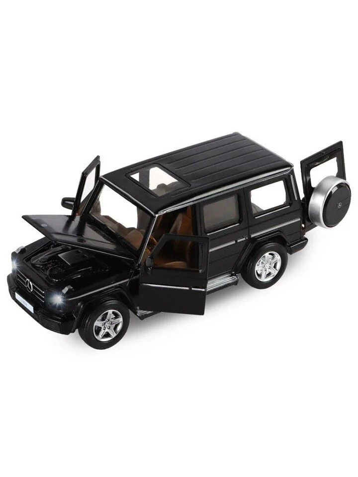 Металлическая машинка Mercedes-Benz G 350 d с инерционным механизмом, масштаб 1:32 foto