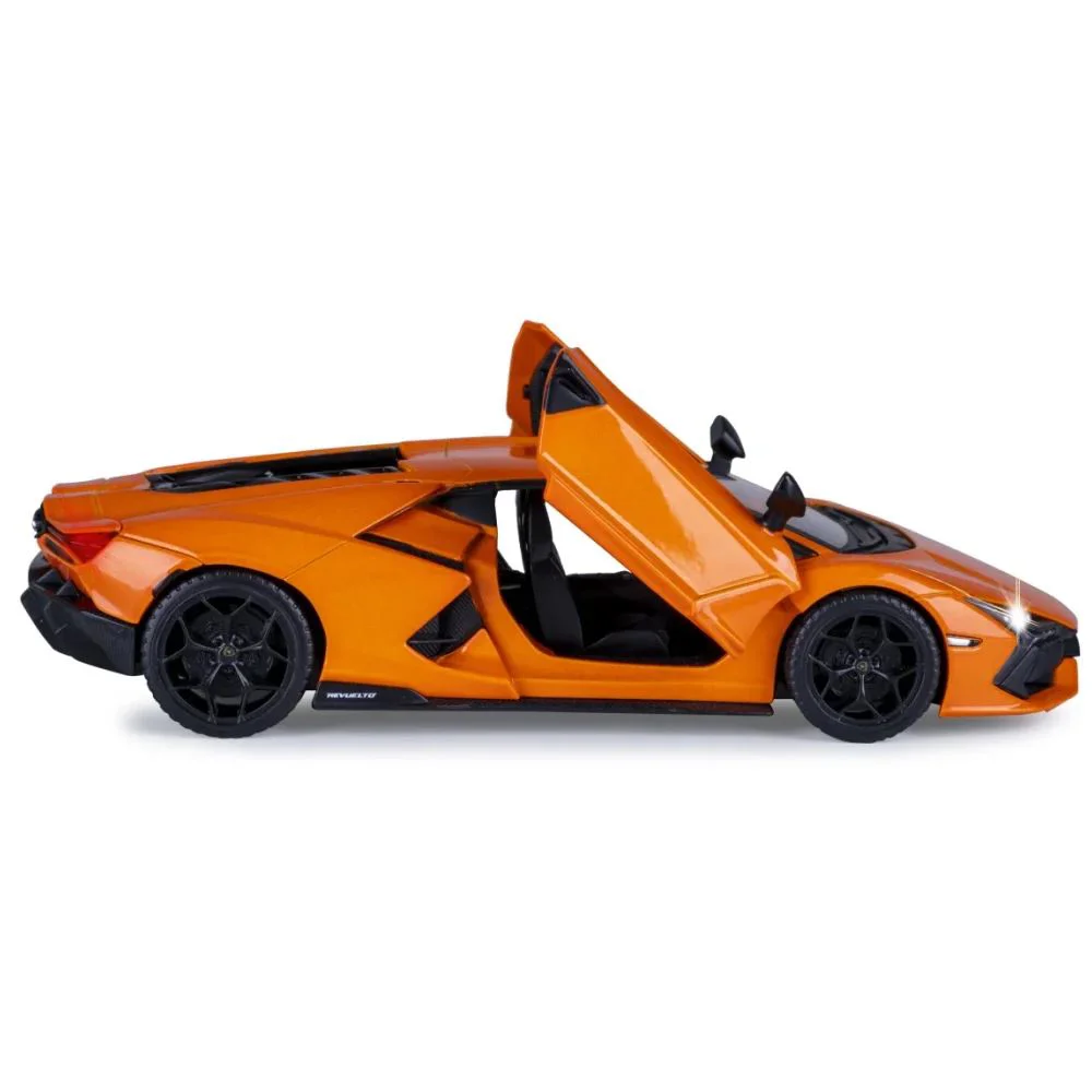 Металлическая машинка Lamborghini Revuelto с инерционным механизмом, светом и звуком, масштаб 1:24 foto