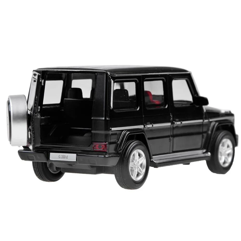 Металлическая инерционная машинка Mercedes-Benz G350 со световыми и звуковыми эффектами,масштаб 1:32 foto