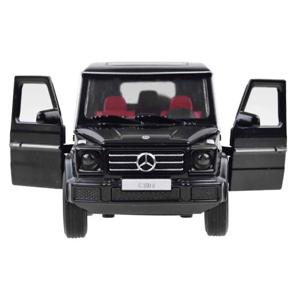 Металлическая инерционная машинка Mercedes-Benz G350 со световыми и звуковыми эффектами,масштаб 1:32 foto