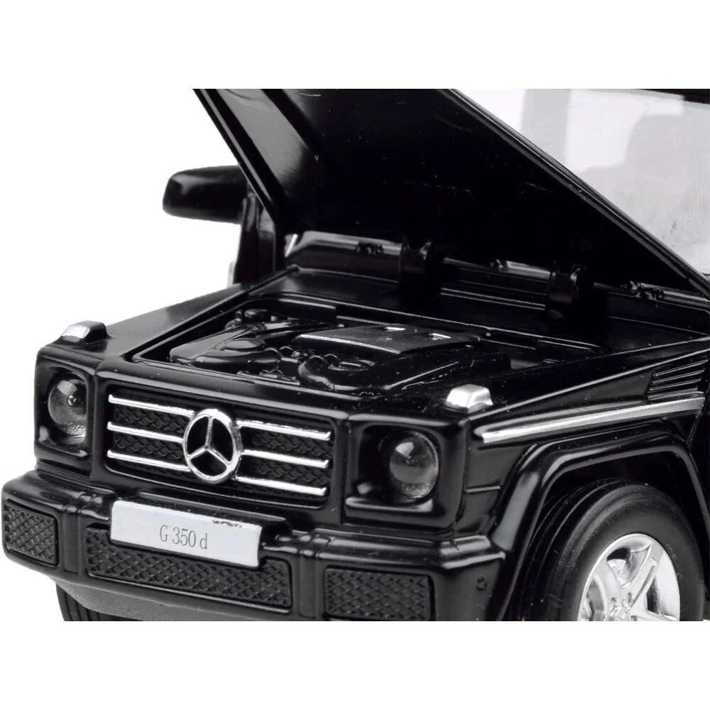 Металлическая инерционная машинка Mercedes-Benz G350 со световыми и звуковыми эффектами,масштаб 1:32 foto
