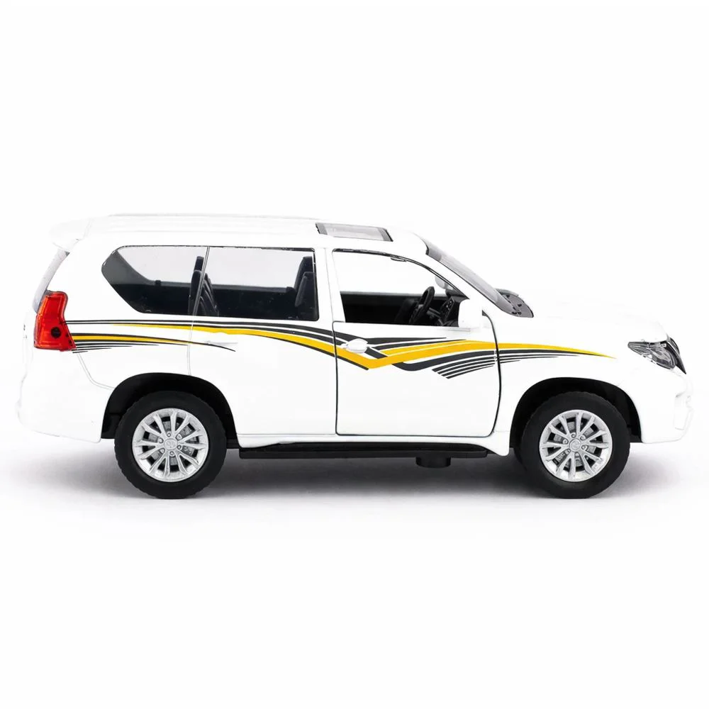 Металлическая машинка Toyota Land Cruiser Prado с инерционным механизмом, масштаб 1:36, в асс. foto