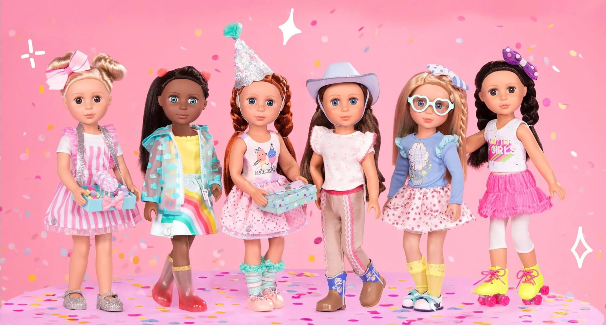 Papusa Battat Glitter Girls Nixie cu accesorii pentru coafat, 35 cm foto