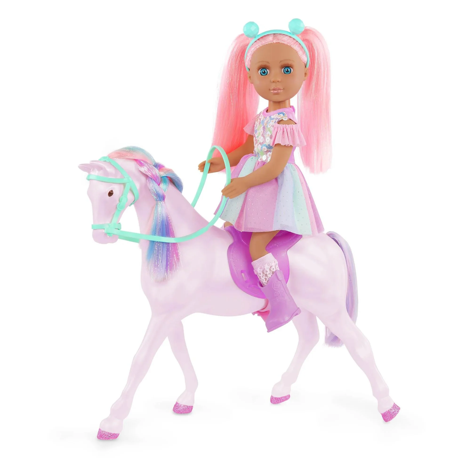 Papusa Glitter Girls Areli cu calut Adore, 35 cm foto