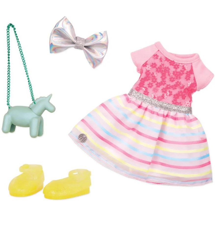 Комплект одежды для куклы Glitter Girls Sequins & Stripes, 36 см foto
