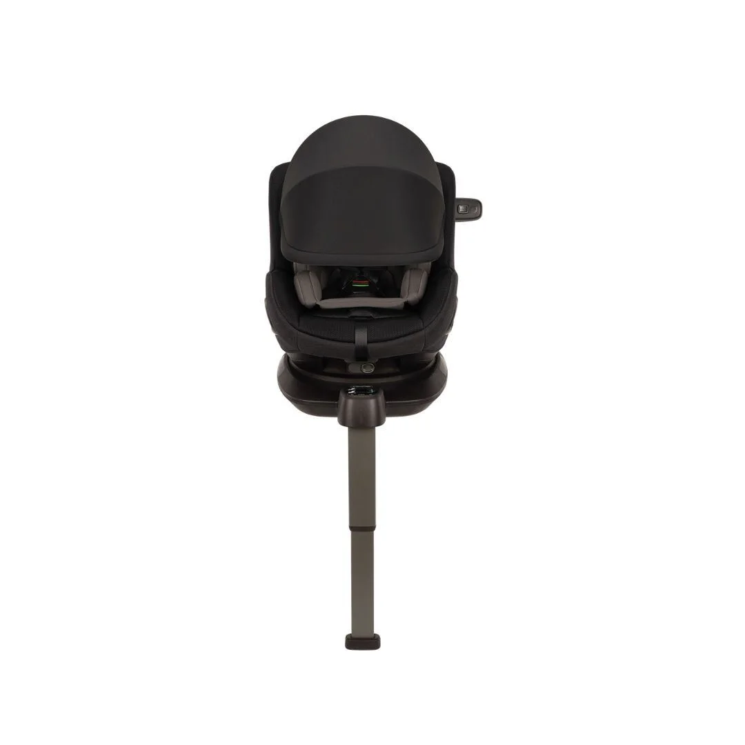 Scaun auto cu isofix Nuna i-Size PRUU Aire Caviar cu capotina integrata, 40-105 cm foto