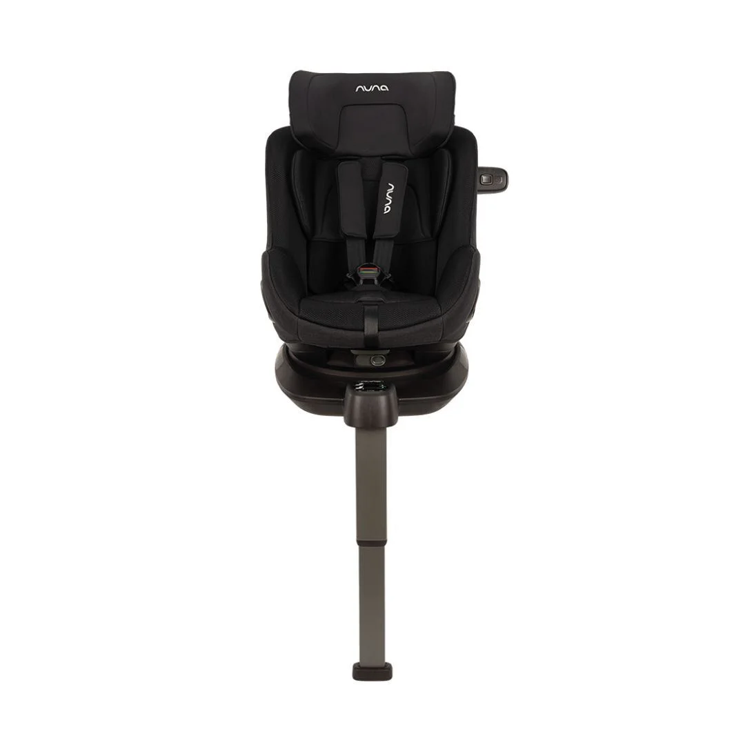 Scaun auto cu isofix Nuna i-Size PRUU Aire Caviar cu capotina integrata, 40-105 cm foto