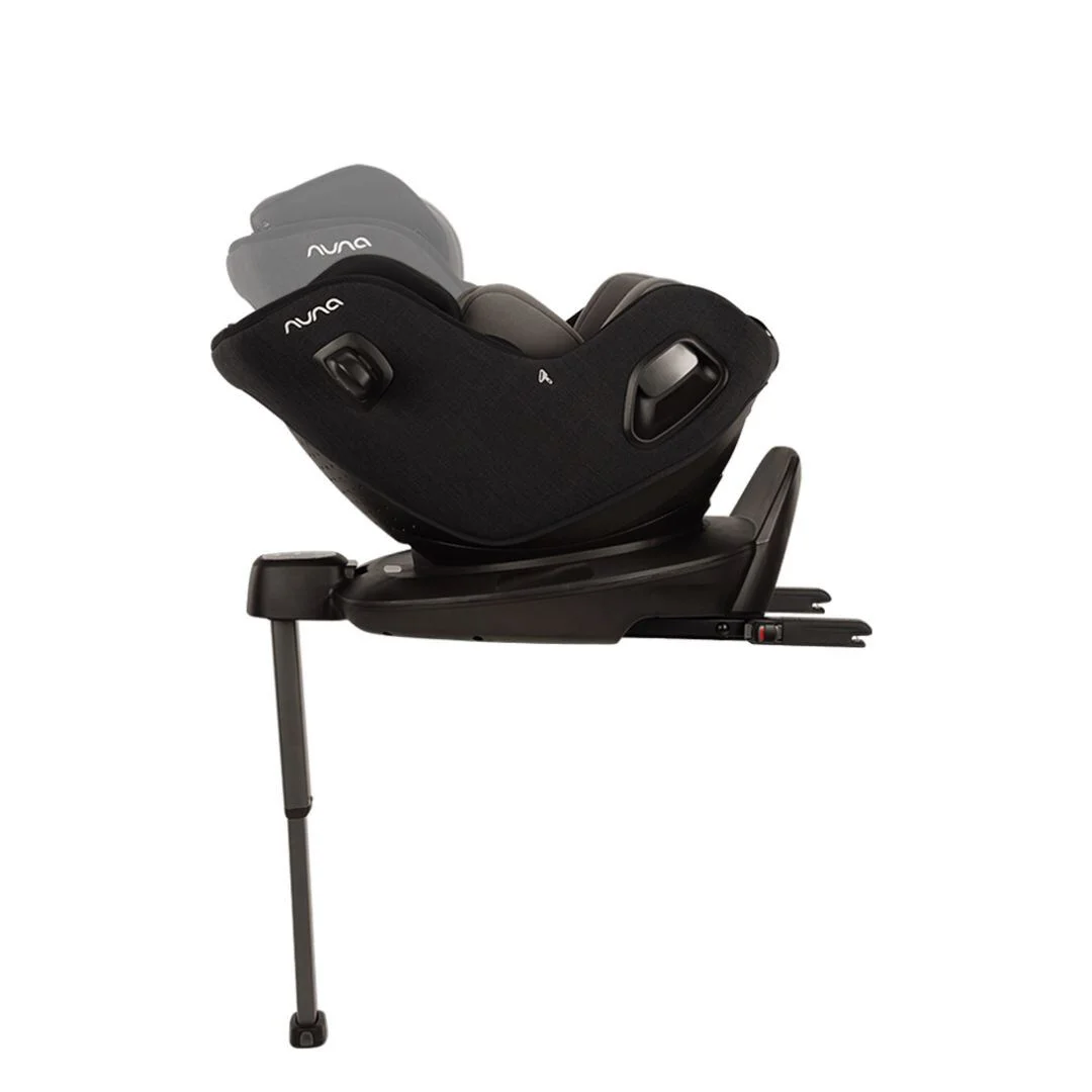 Scaun auto cu isofix Nuna i-Size PRUU Aire Caviar cu capotina integrata, 40-105 cm foto