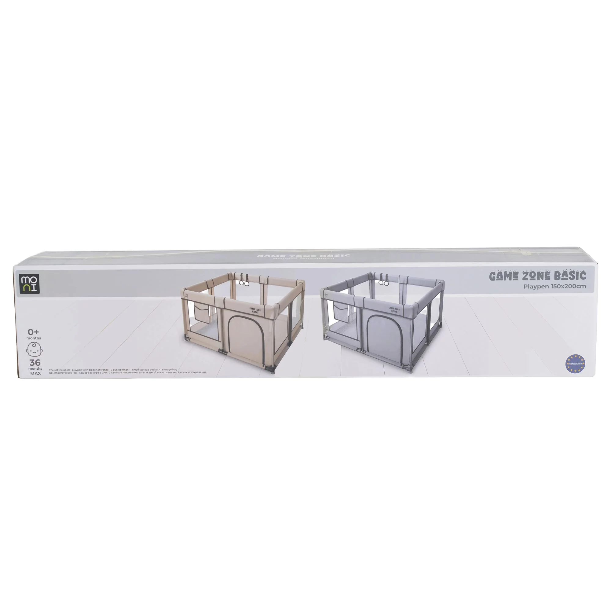 Tarc pliabil Moni GameZone Basic Grey, 150x200 cm foto