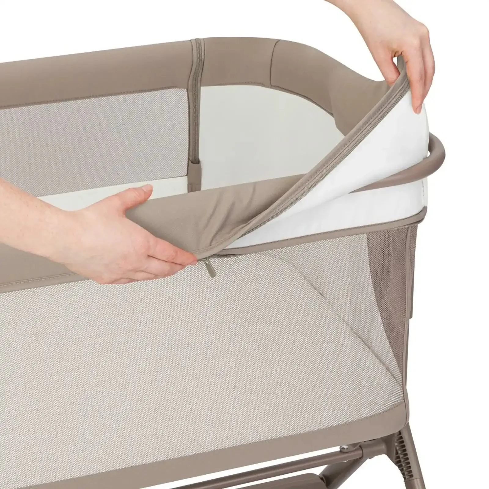 Co-sleeper Lionelo Leonie Plus Beige Taupe foto