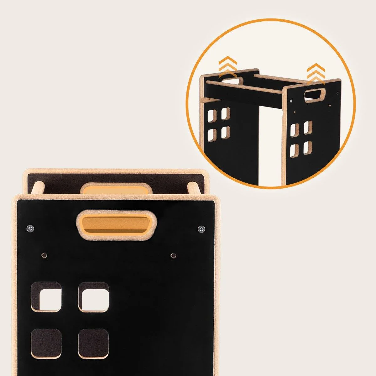 Turn Montessori 2in1 Lionelo Cass Black Onyx foto