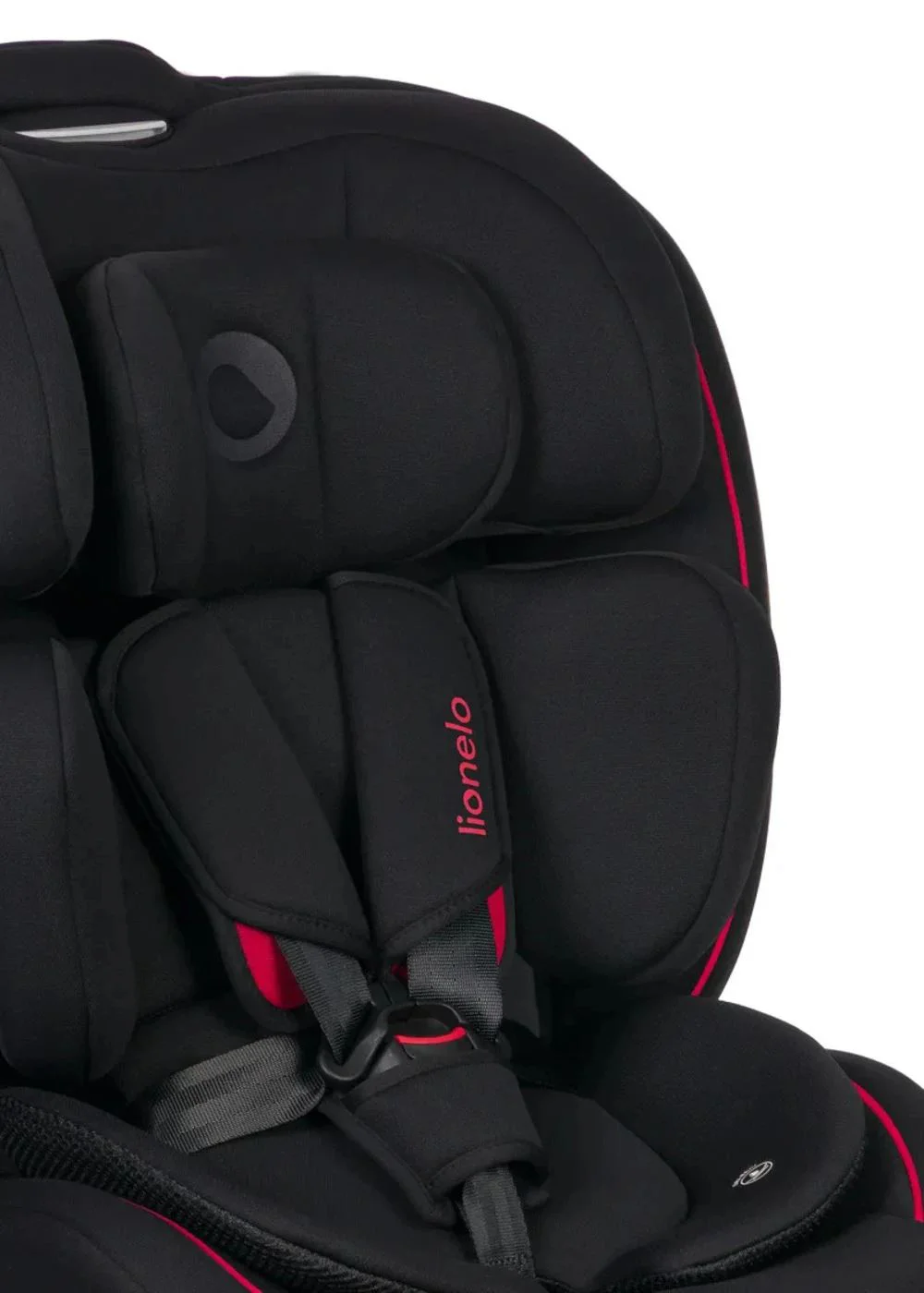 Автокресло i-Size 0-36 кг Lionelo Aart Black Red foto