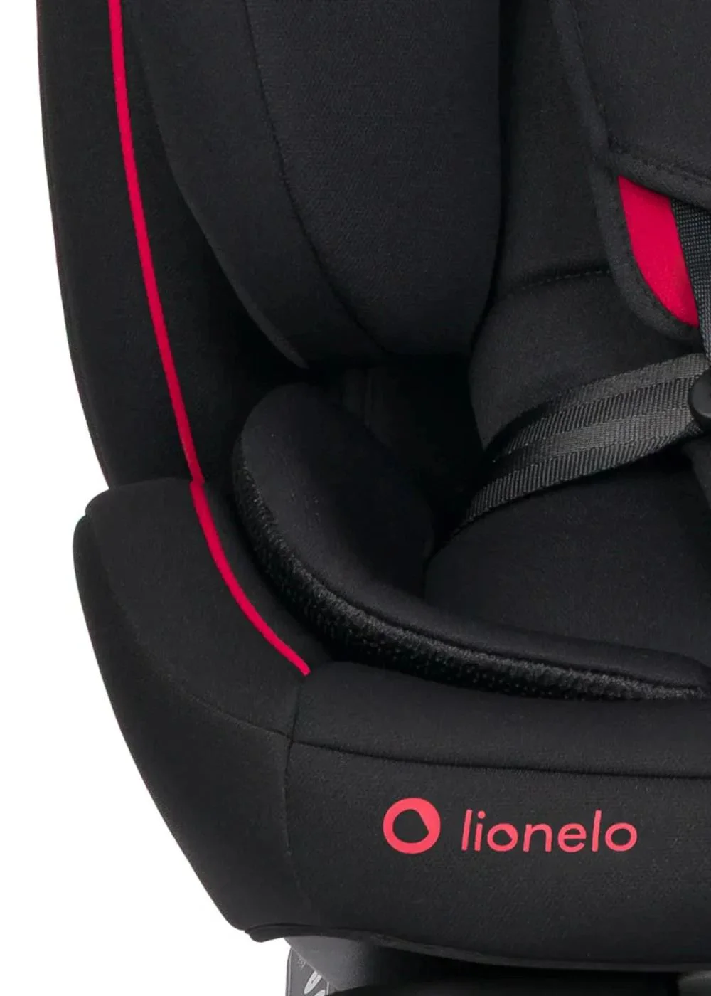 Автокресло i-Size 0-36 кг Lionelo Aart Black Red foto