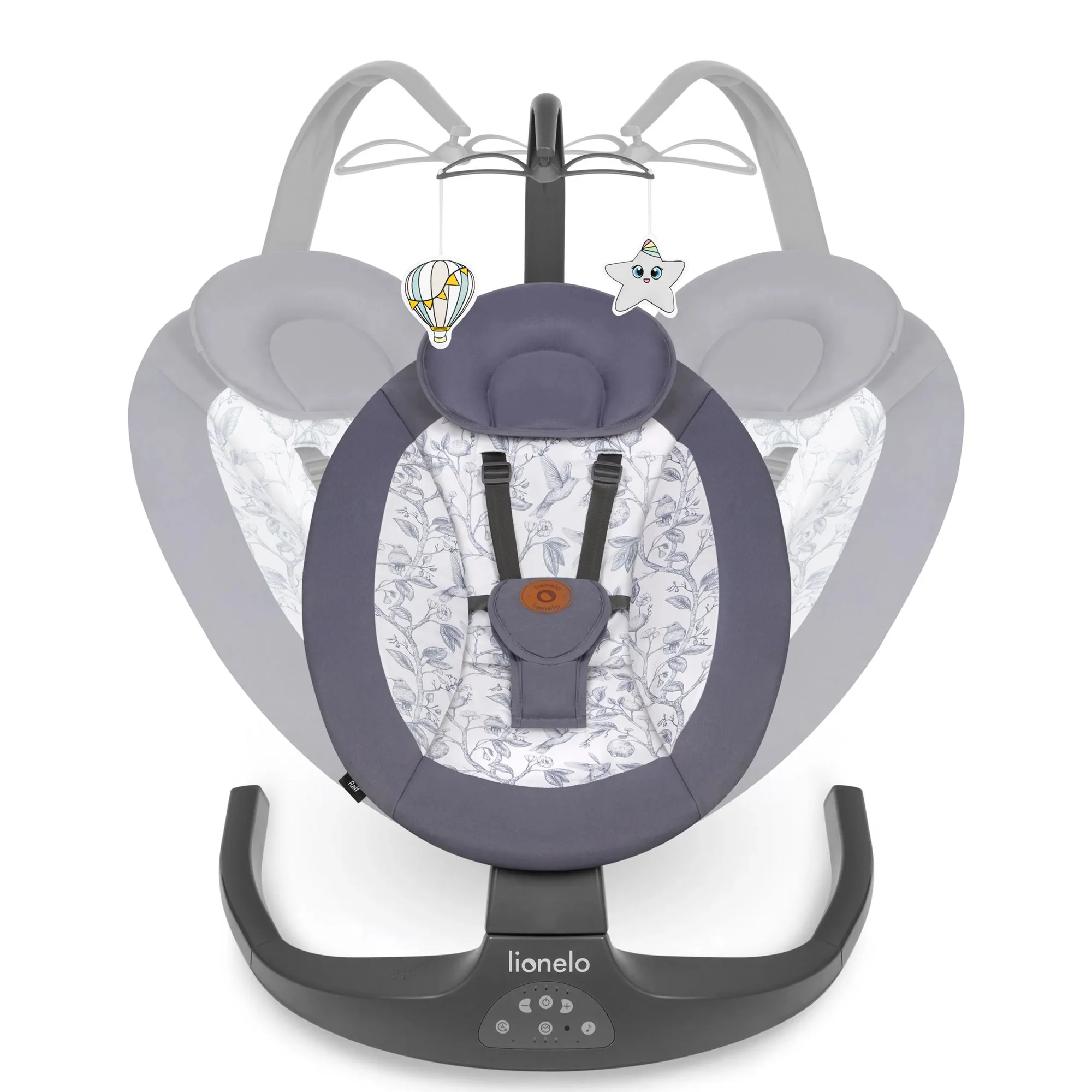 Balansoar Lionelo Ralf Grey White (ENG) foto