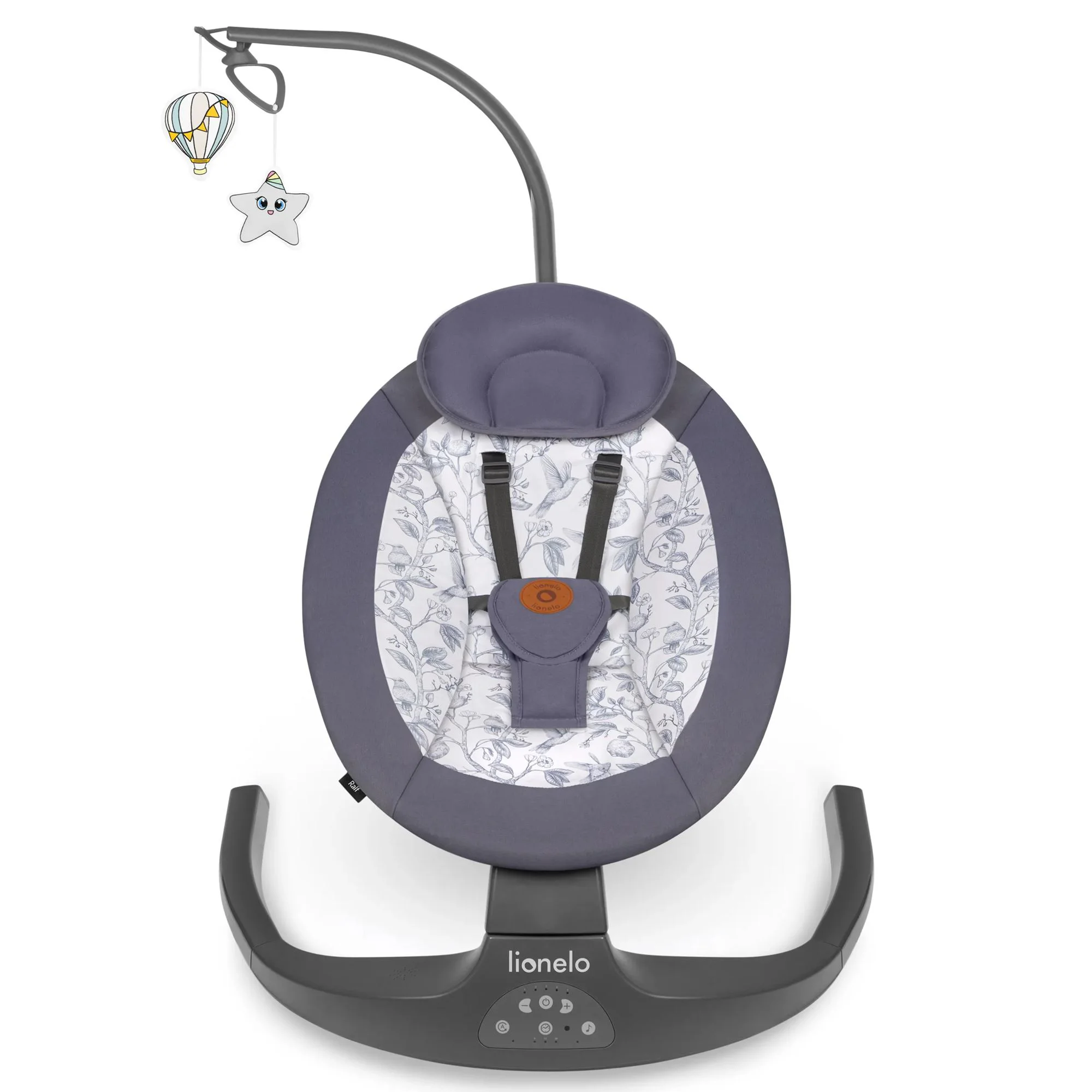 Balansoar Lionelo Ralf Grey White (ENG) foto