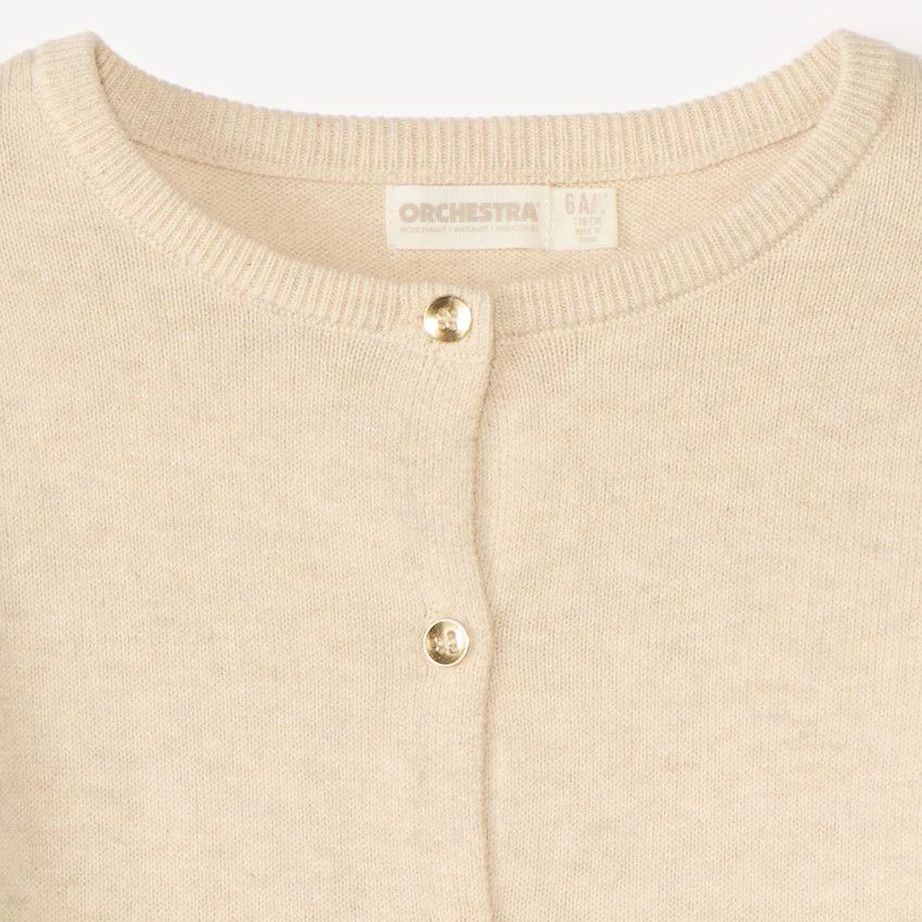 Orchestra Cardigan tricotat Beige foto