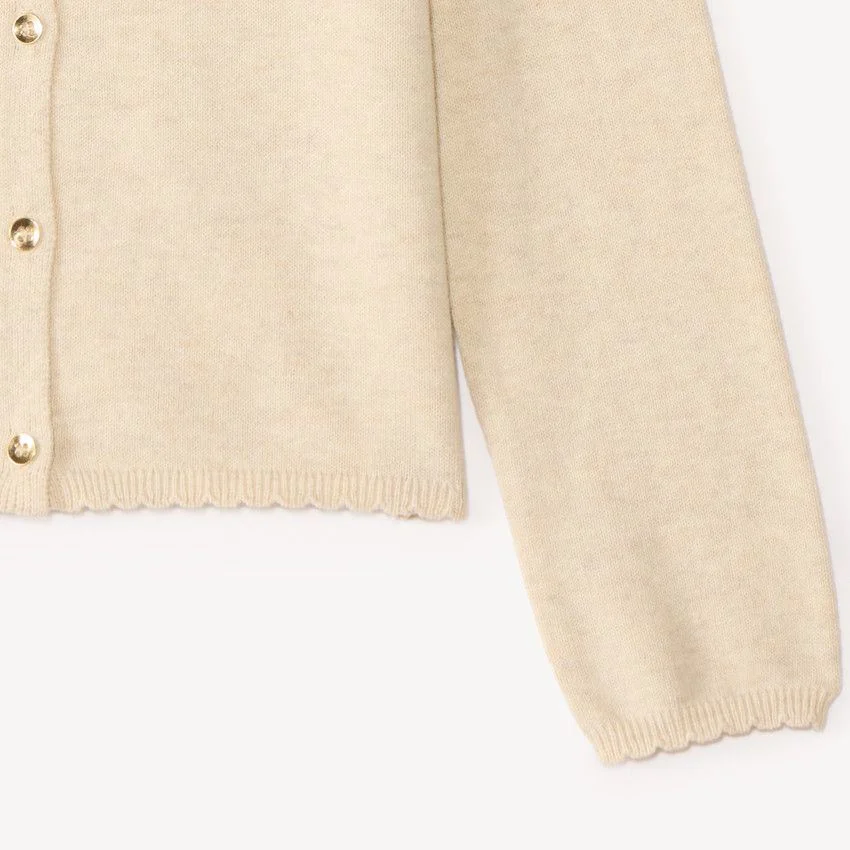 Orchestra Cardigan tricotat Beige foto