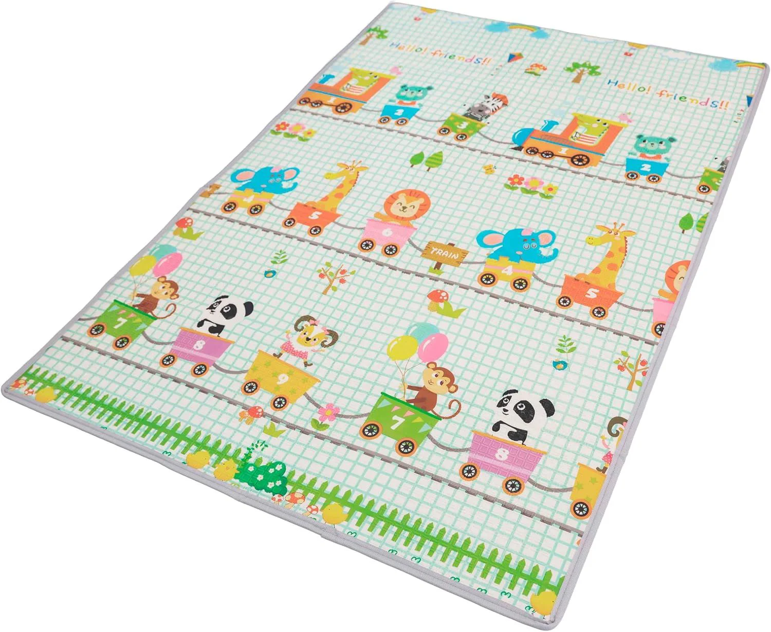 Covoras pentru copii Moni XPE Jungle XXL, 200x180x1.5 cm foto