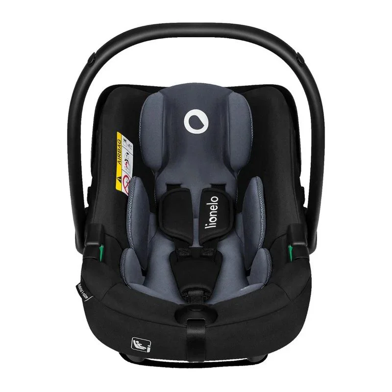 Автолюлька 40–87 см (I-Size) Lionelo Astrid Black Grey foto