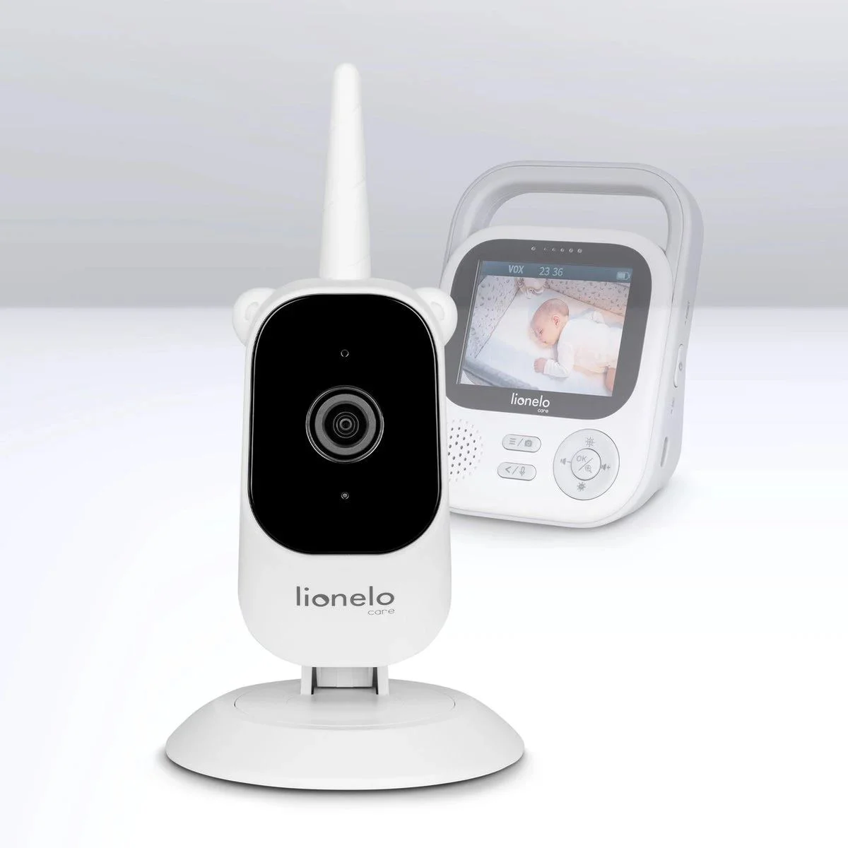 Cameră adițională pentru monitor video bebeluși Lionelo Babyline 3.2, 2.8", 350 m foto