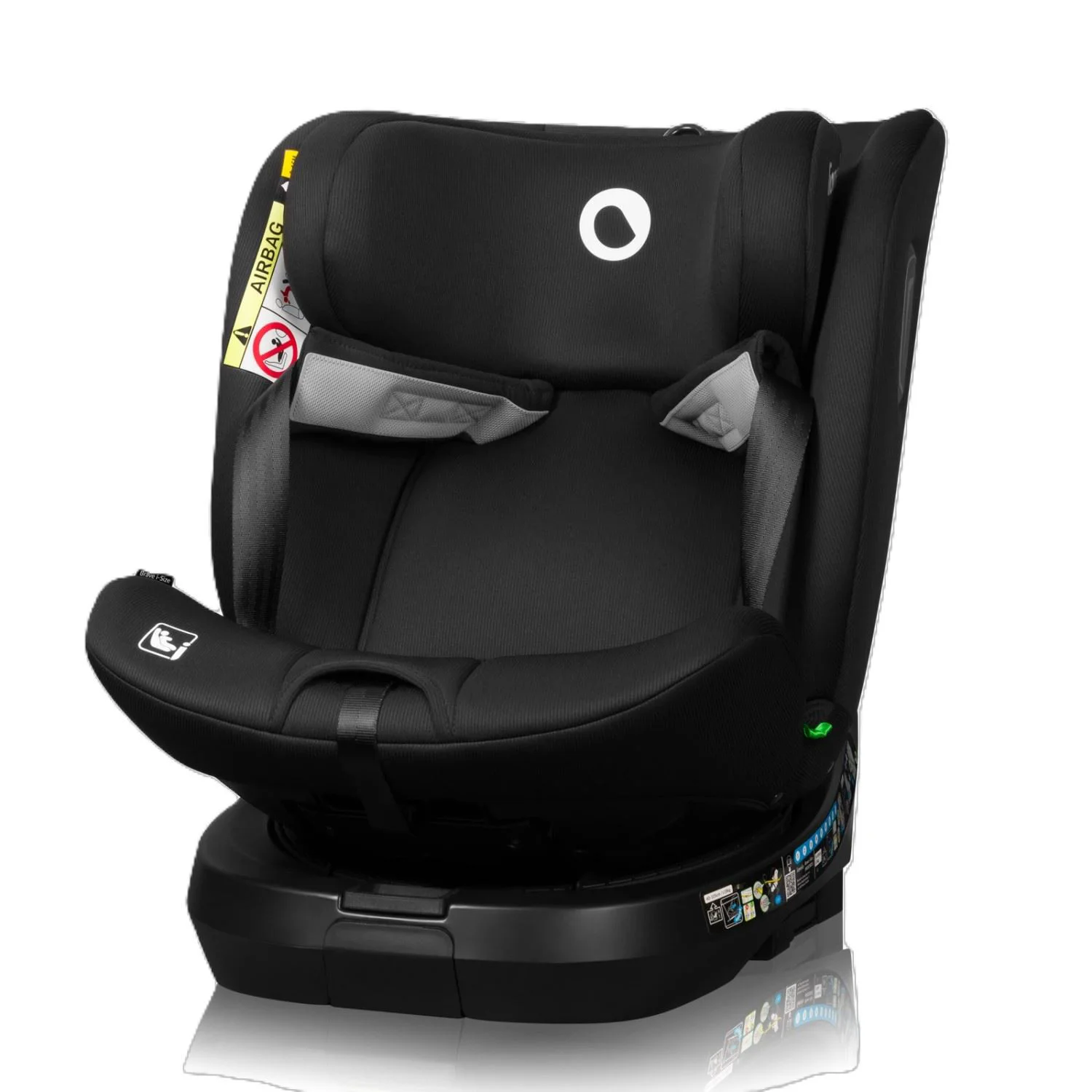Автокресло 0-36 кг (I-Size) Lionelo Brave Black Carbon foto
