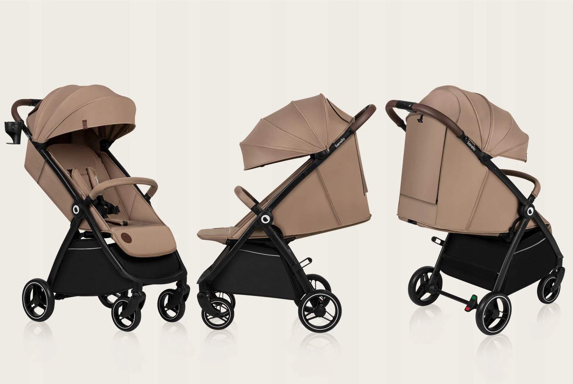 Carucior Lionelo Ingrid Beige Sand foto
