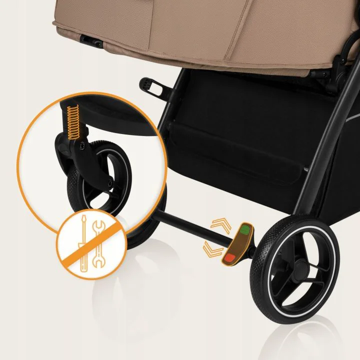 Carucior Lionelo Ingrid Beige Sand foto