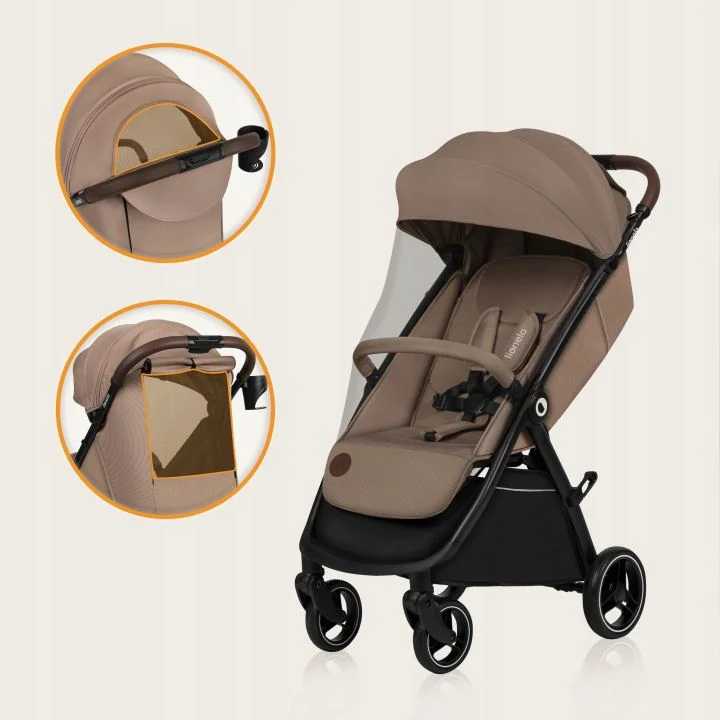 Carucior Lionelo Ingrid Beige Sand foto