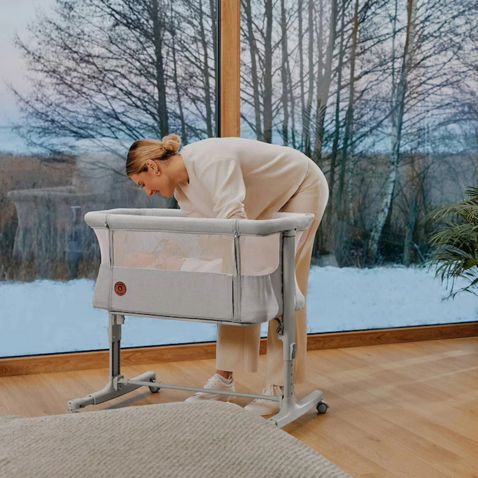 Patuc co-sleeper Lionelo Aurora Beige Sand foto