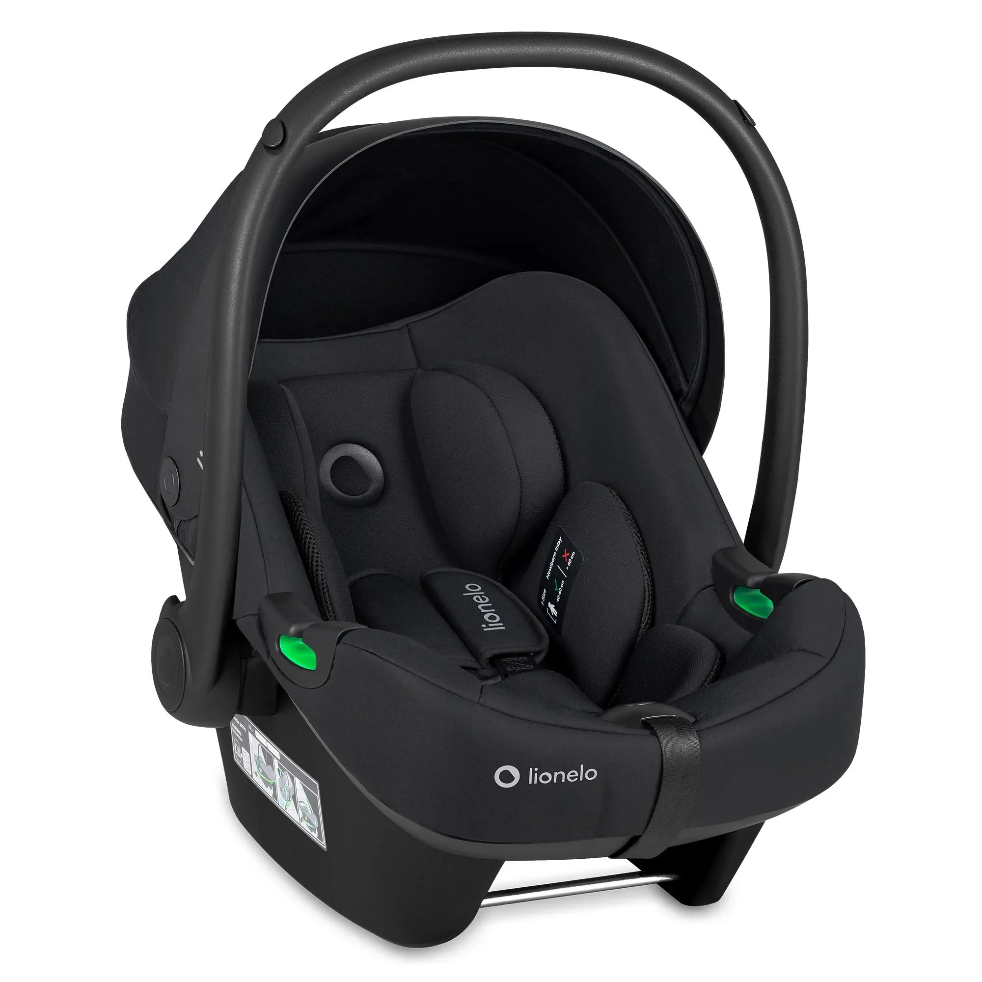 Автокресло 40-87 см (I-Size) Lionelo Astrid Black Onyx foto