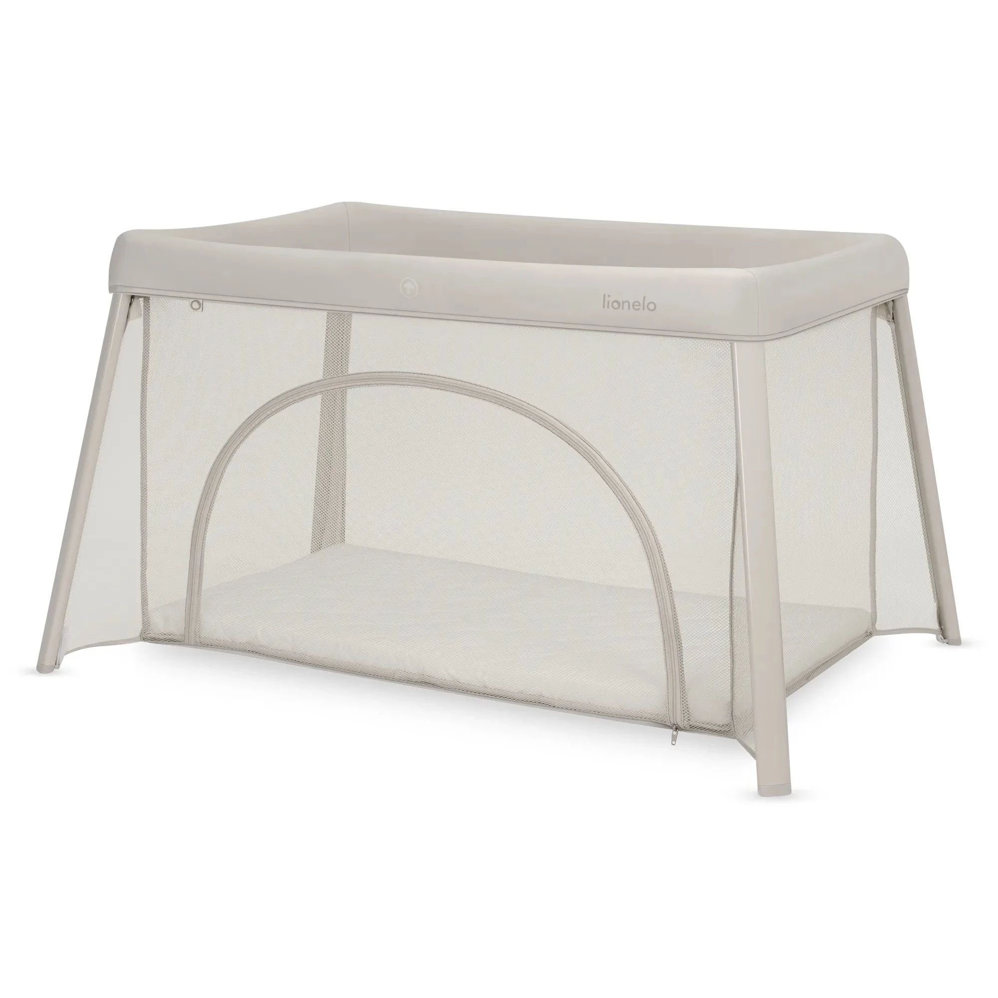 Patut-tarc 2 in 1 Lionelo Mila Beige Cream, 113 x 61,5 x 84 cm foto