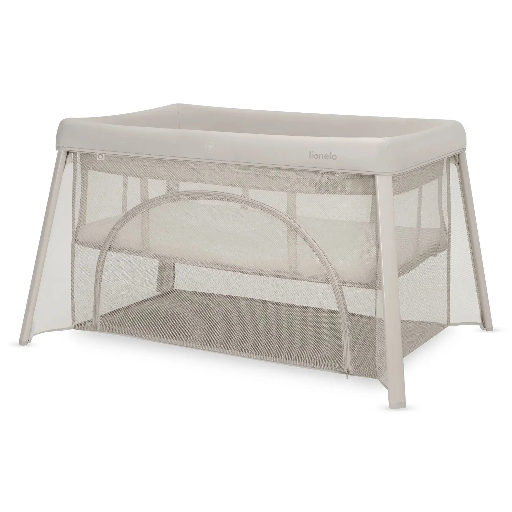 Patut-tarc 2 in 1 Lionelo Mila Beige Cream, 113 x 61,5 x 84 cm foto