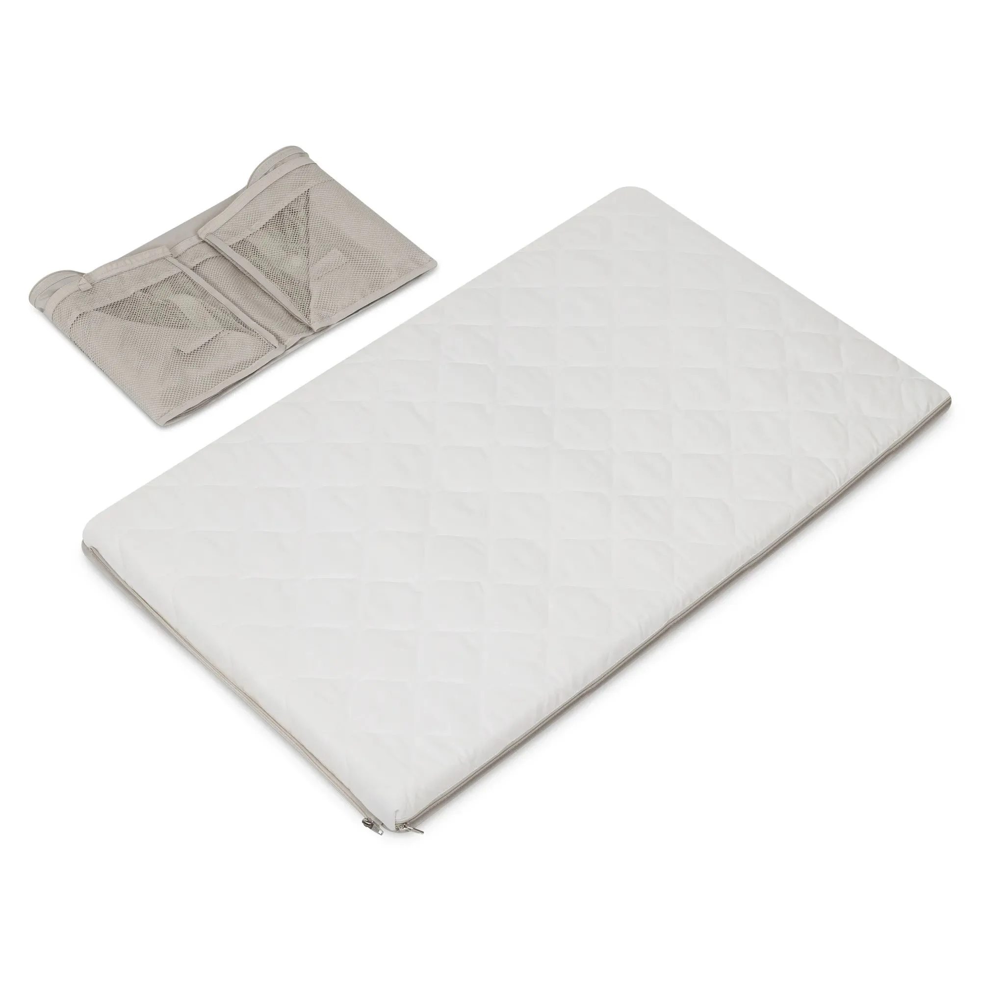 Patut-tarc 2 in 1 Lionelo Mila Beige Cream, 113 x 61,5 x 84 cm foto