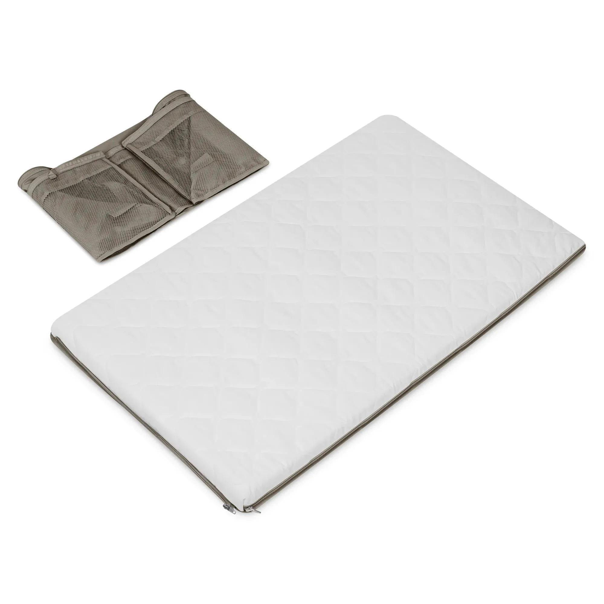 Tarc de joaca pliabil Lionelo Mila Beige Taupe, 113 x 61,5 x 84 cm foto