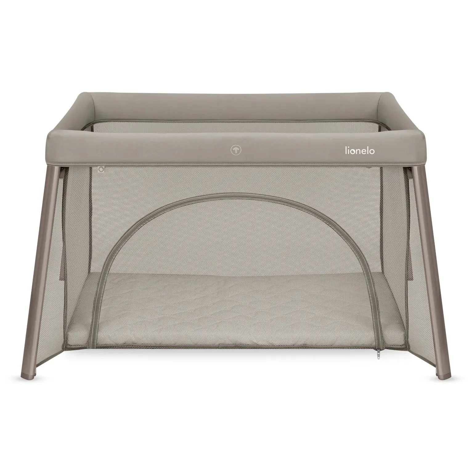 Tarc de joaca pliabil Lionelo Mila Beige Taupe, 113 x 61,5 x 84 cm foto