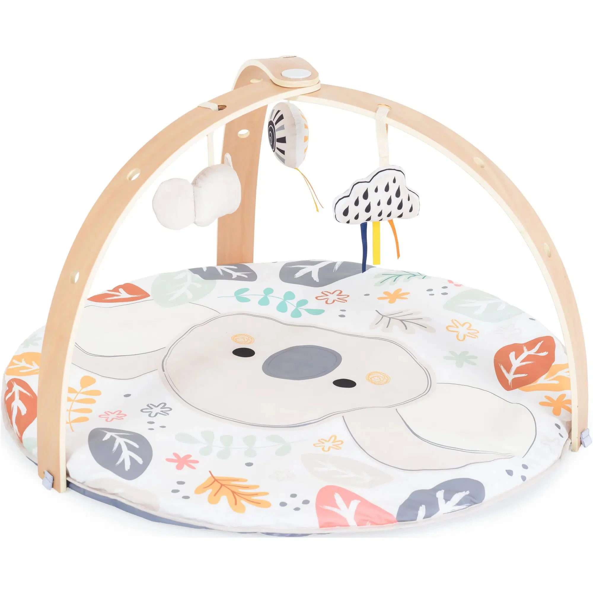 Covoras de activitati Moni Koala Beige, 84x84x49 cm foto