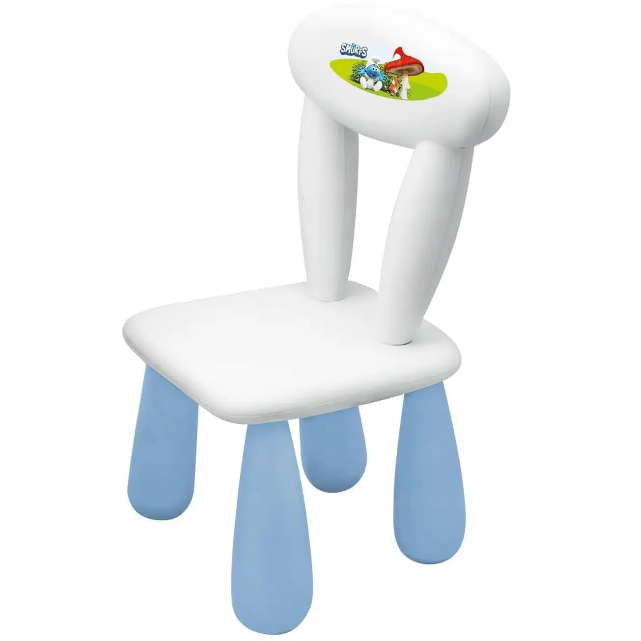 Детский стол и стул Maltex Luna The Smurfs White Blue foto