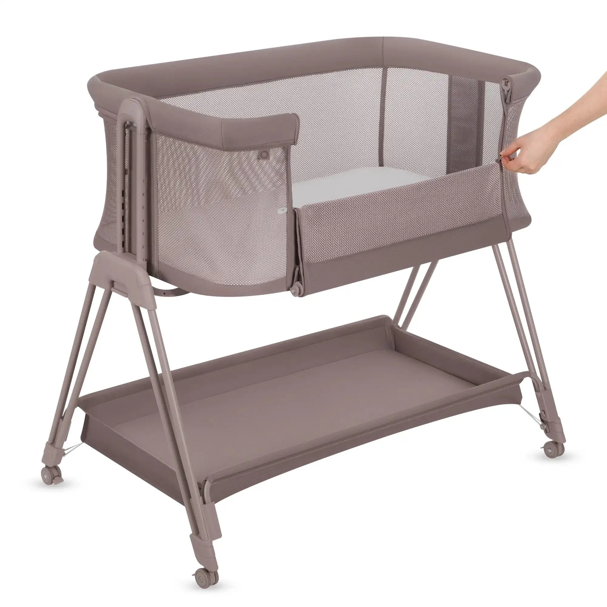 Patuc Co-sleeper 2 in 1 Lionelo Luna Beige Taupe foto
