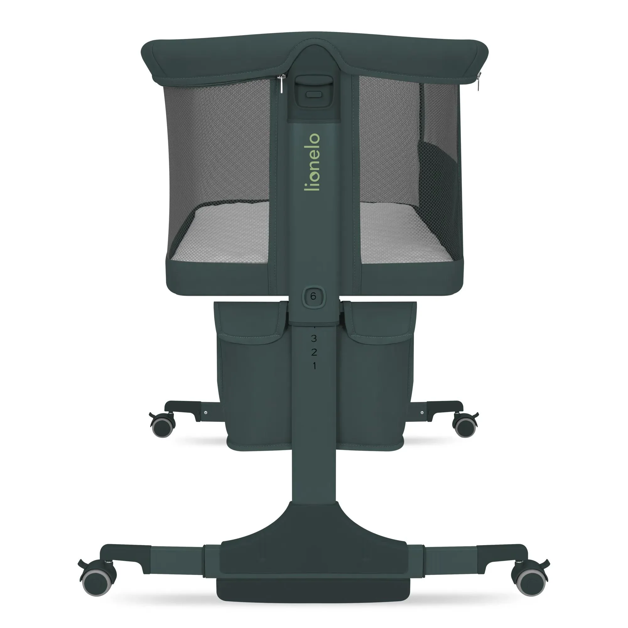 Patuc co-sleeper 3 in 1 Lionelo Jodie Green Graphite foto