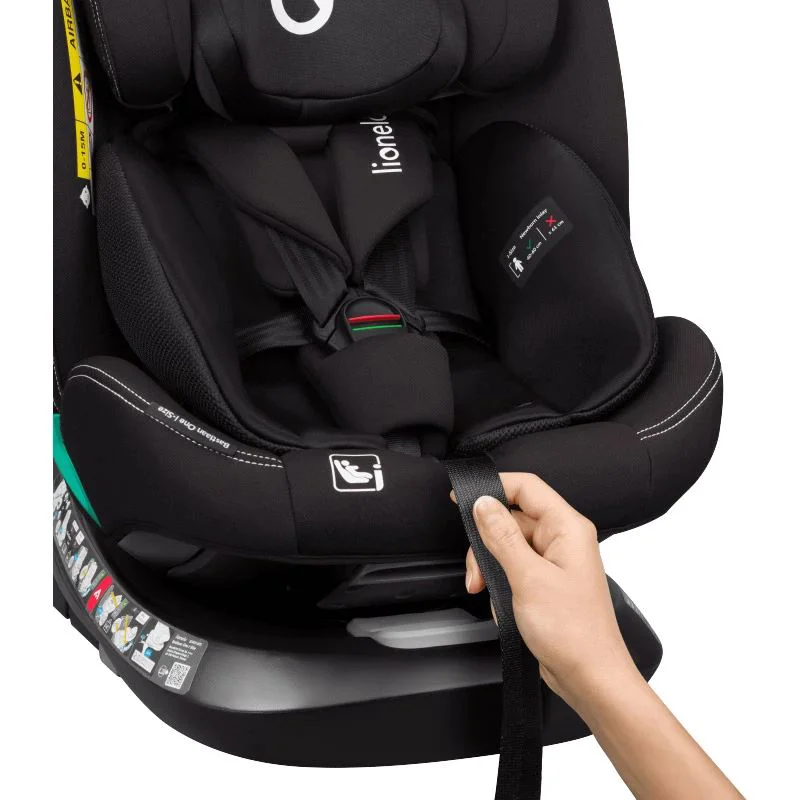 Автокресло 40-150 см i-Size ISOFIX Lionelo Bastiaan One Black foto