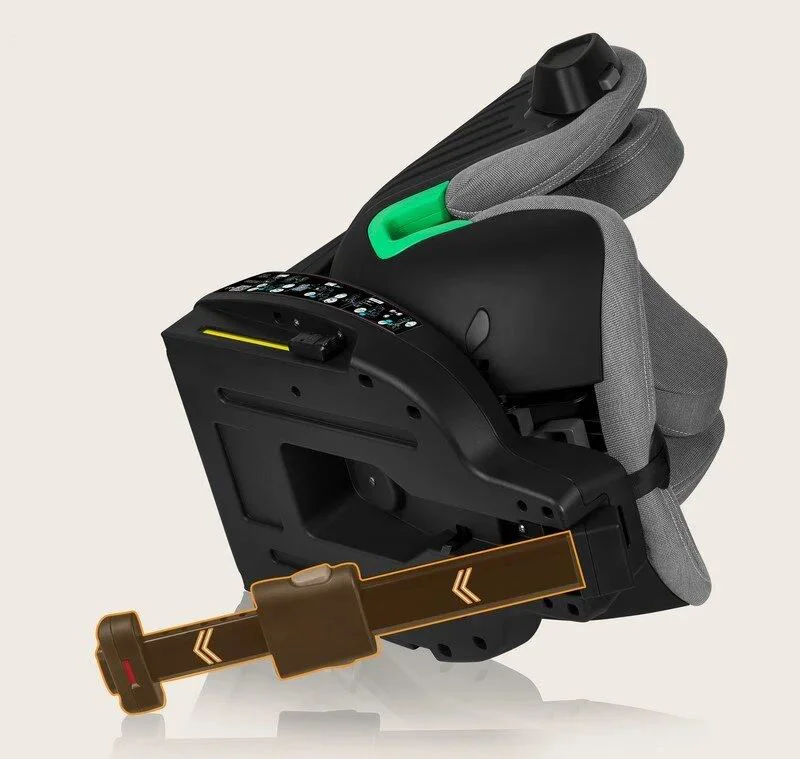 Scaun auto 0-36 kg i-Size ISOFIX Lionelo Harmony Grey Graphite foto