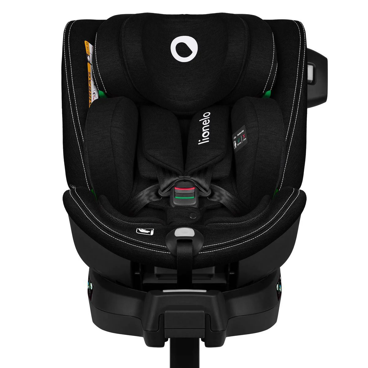 Scaun auto 0-36 kg i-Size ISOFIX Lionelo Harmony Black Carbon Bamboo foto