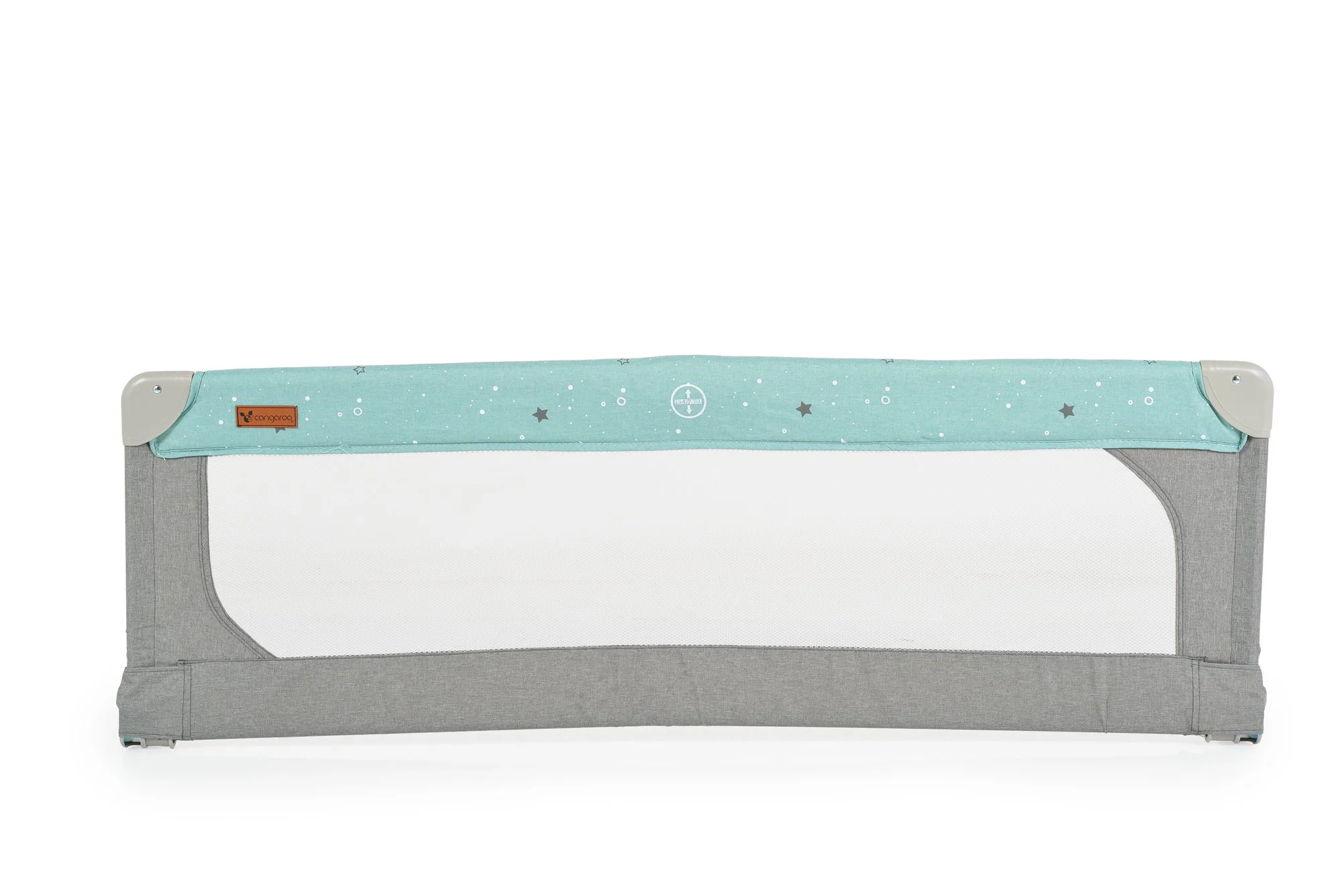 Защитный бортик для кровати Moni Linen Mint, 130 см foto