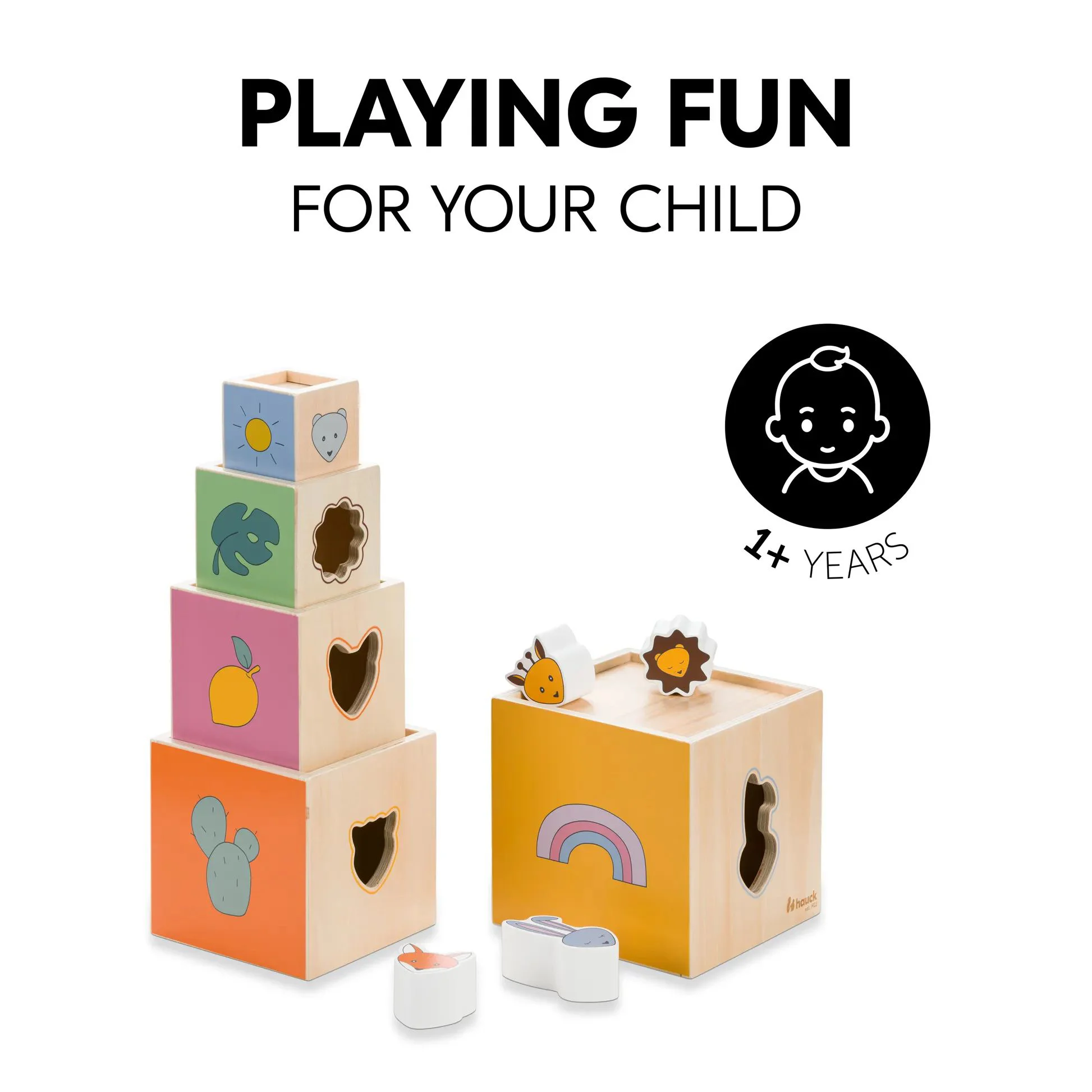 Развивающая игрушка Hauck Stack N Raise foto