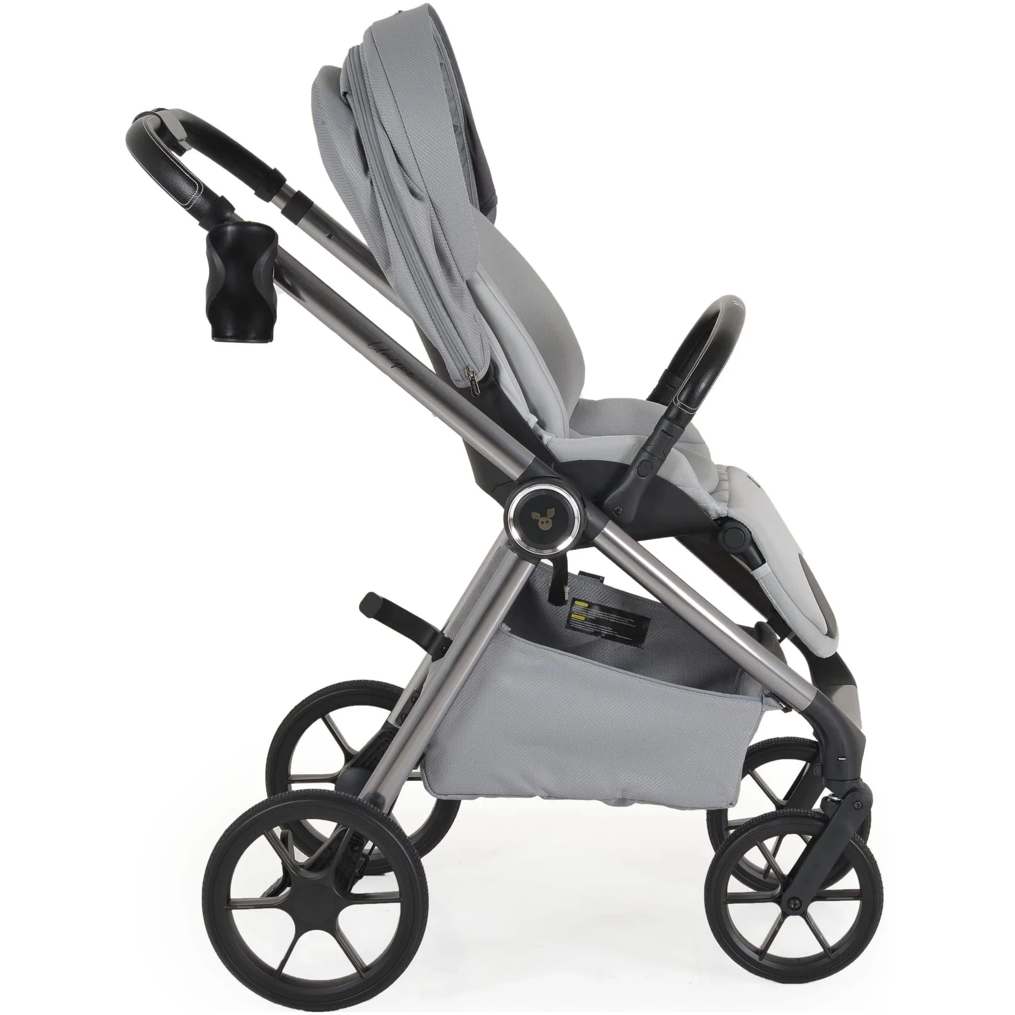Carucior 3 in 1 Moni Unique Silver Cloud foto