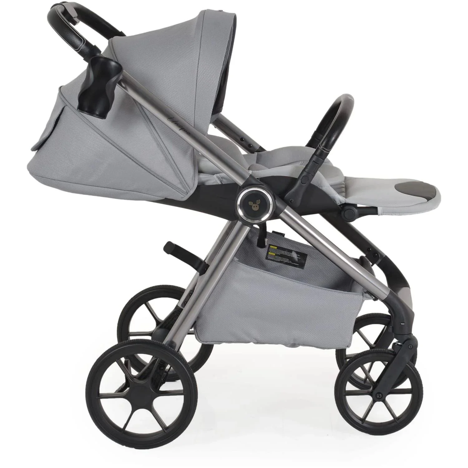 Carucior 3 in 1 Moni Unique Silver Cloud foto